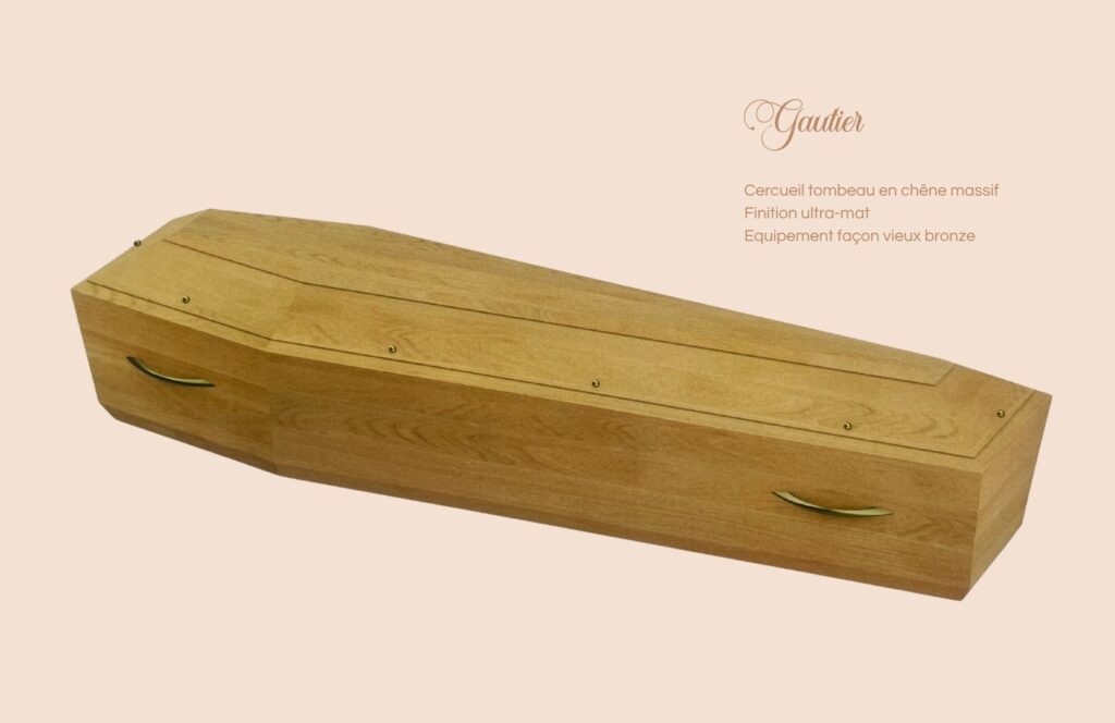 Cercueil pour crémation Gautier - Pompes funèbres Orphée - Orgerus
