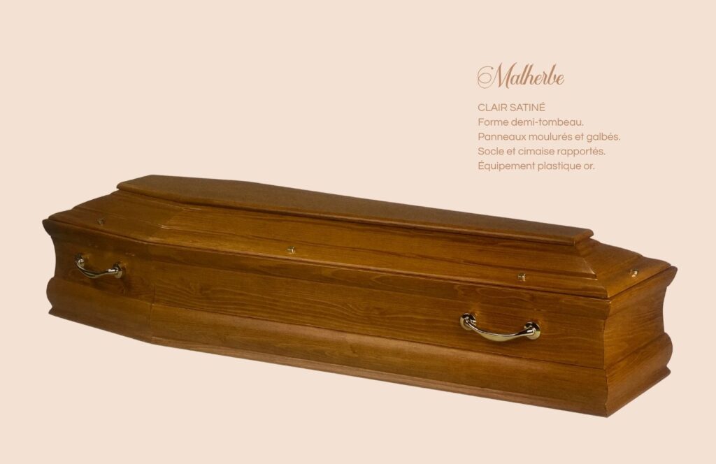 Cercueil pour inhumation Malherbe - Pompes funèbres Orphée Orgerus
